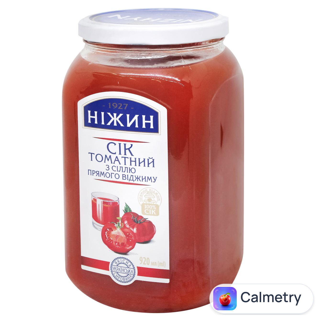 Сік Ніжин томатний з сіллю 920г — фото продукту