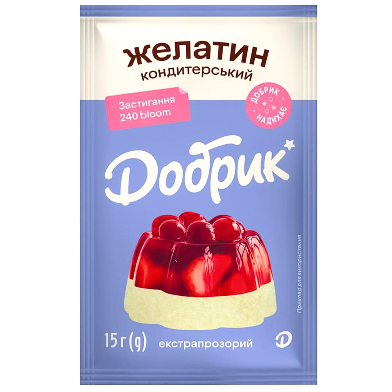 Желатин Добрик 15г — фото продукту