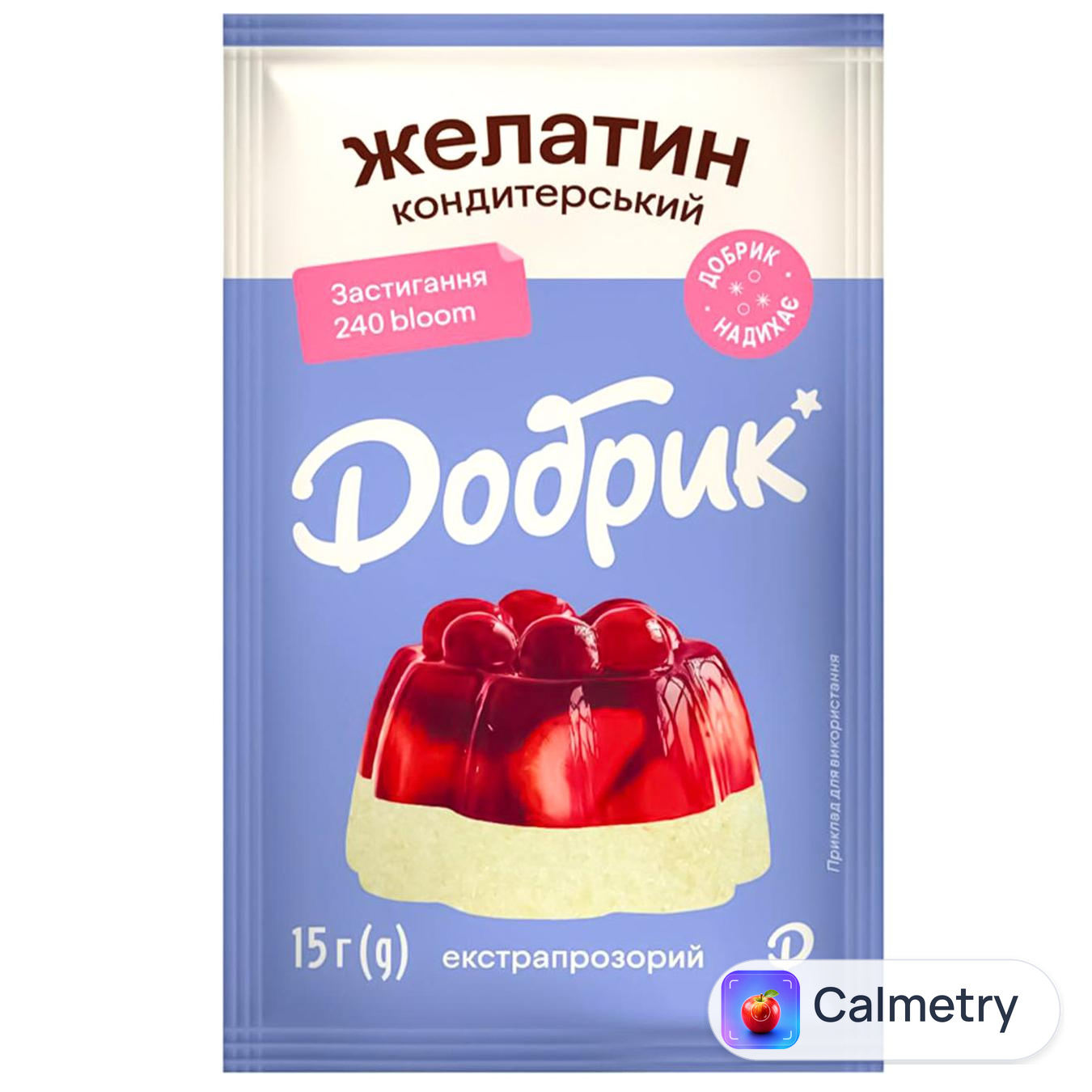 Желатин Добрик 15г — фото продукту