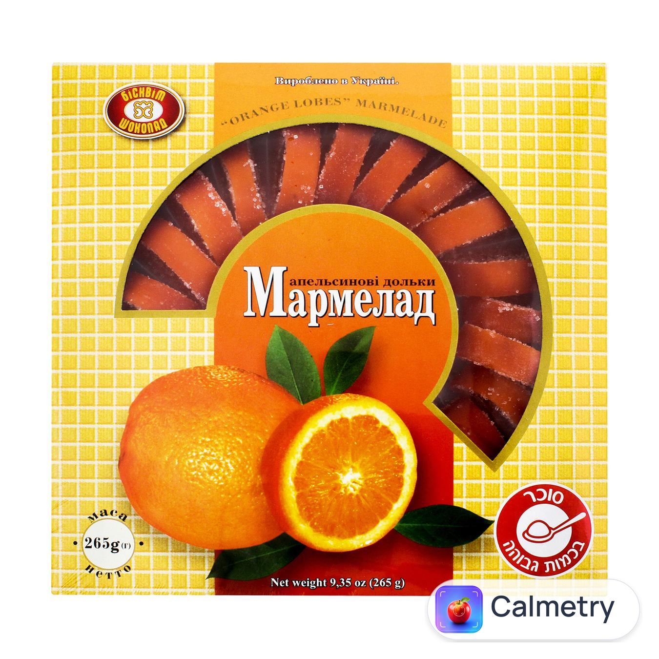 Мармелад Бісквіт-Шоколад Апельсинові часточки 265г