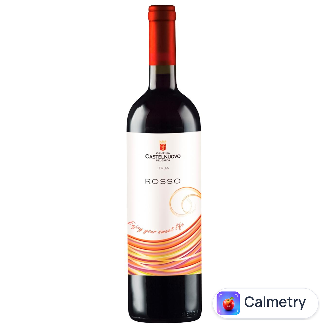 Вино Cantina Castelnuovo Rosso червоне напівсолодке 11% 0,75л