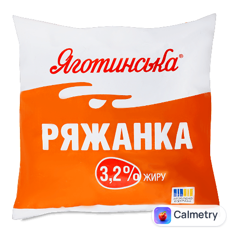 Ряжанка Яготинська 3,2% п/e, 400г