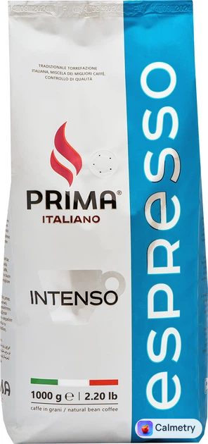 Кава смажена в зернах Prima Italiano Espresso Intenso 1 кг