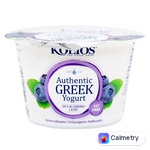 Йогурт Kolios Артизанський грецький з чорницею 0% 150г