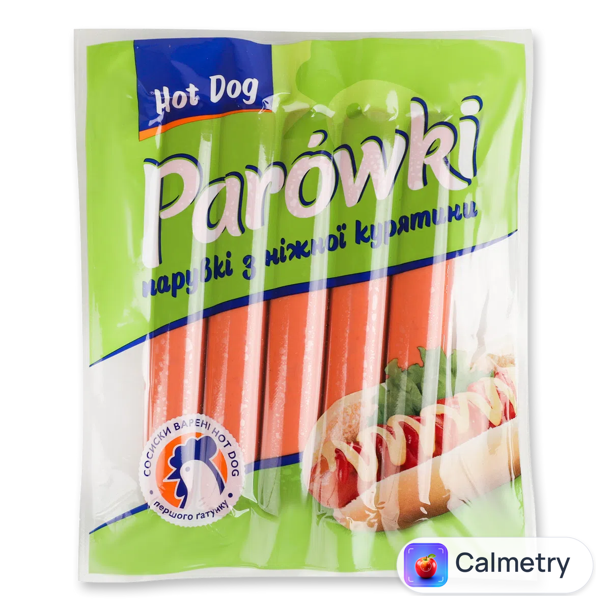 Сосиски Parowki Hot Dog п/а 1 ґ в/у