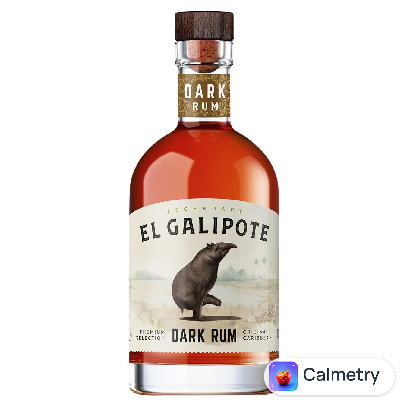 Ром El Galipote Dark 40% 0,7л — фото продукту