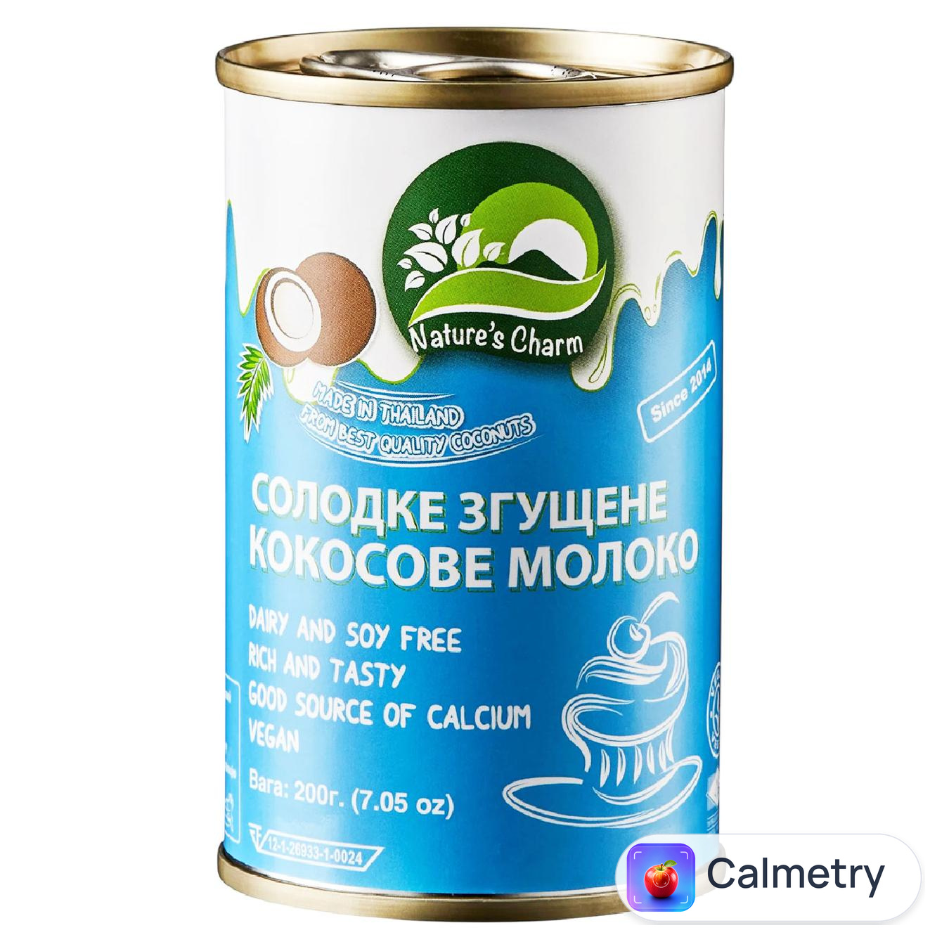 Молоко згущене Nature's Charm кокосове 200г