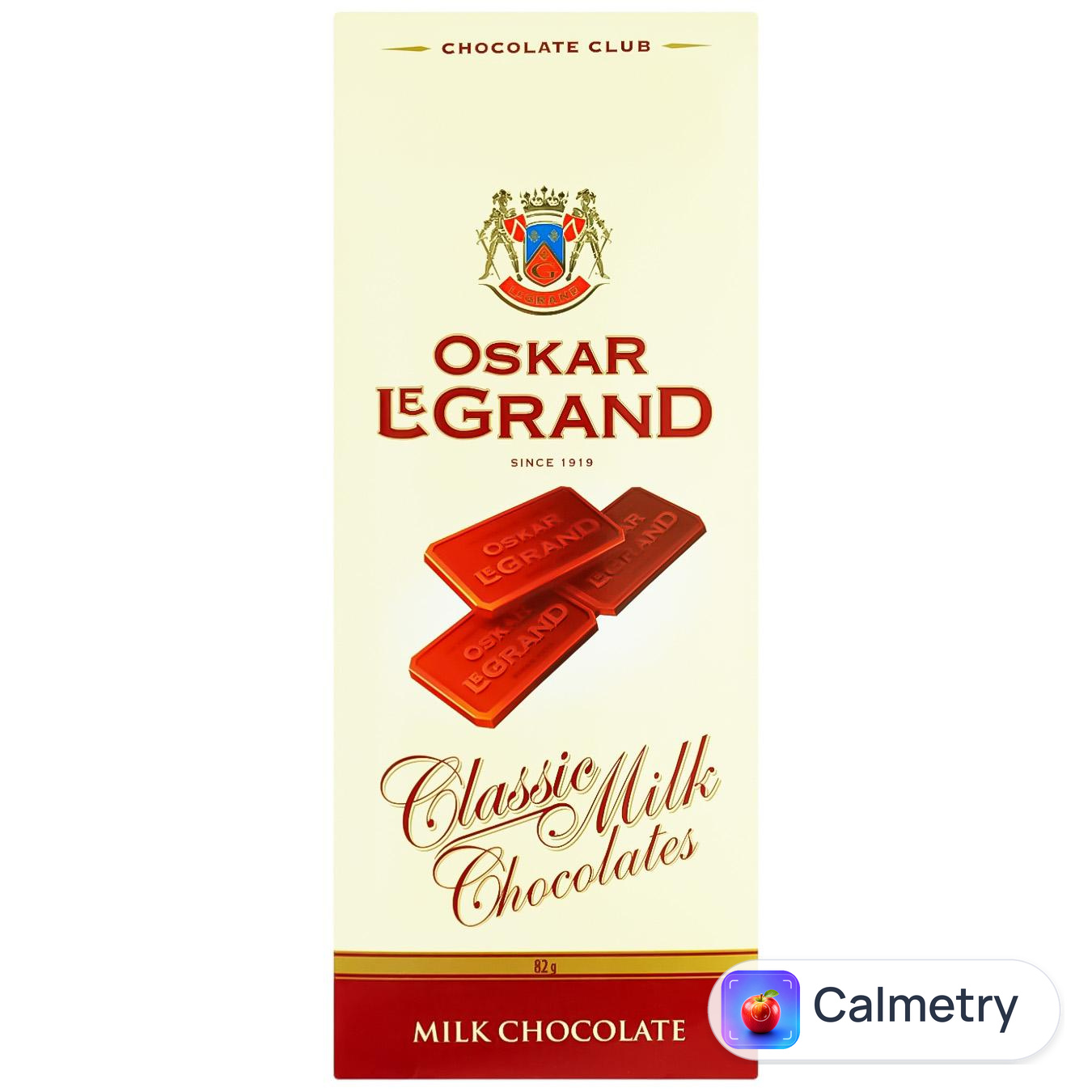 Шоколад молочний Oscar Le Grand екстра-тонкий 82г