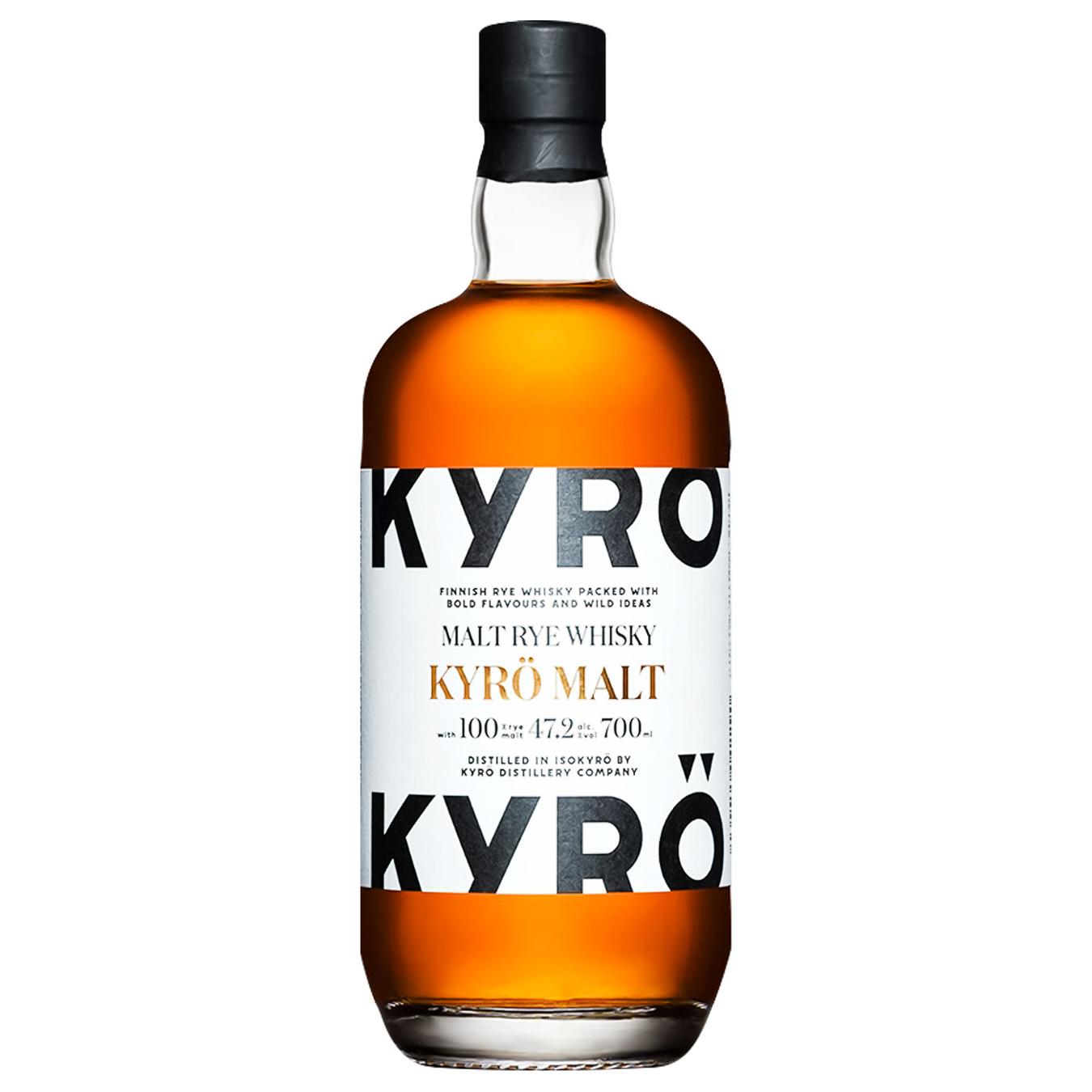 Віскі Kyro Malt Rye 47,2% 0,7л — фото продукту