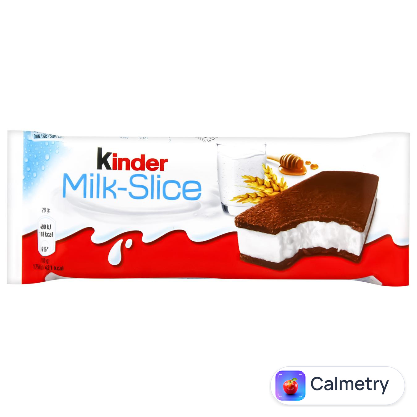 Тістечко Kinder Milk-Slice бісквітне 28г — фото продукту