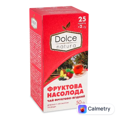 Чай плодово-ягідний Dolce Natura Фруктова насолода