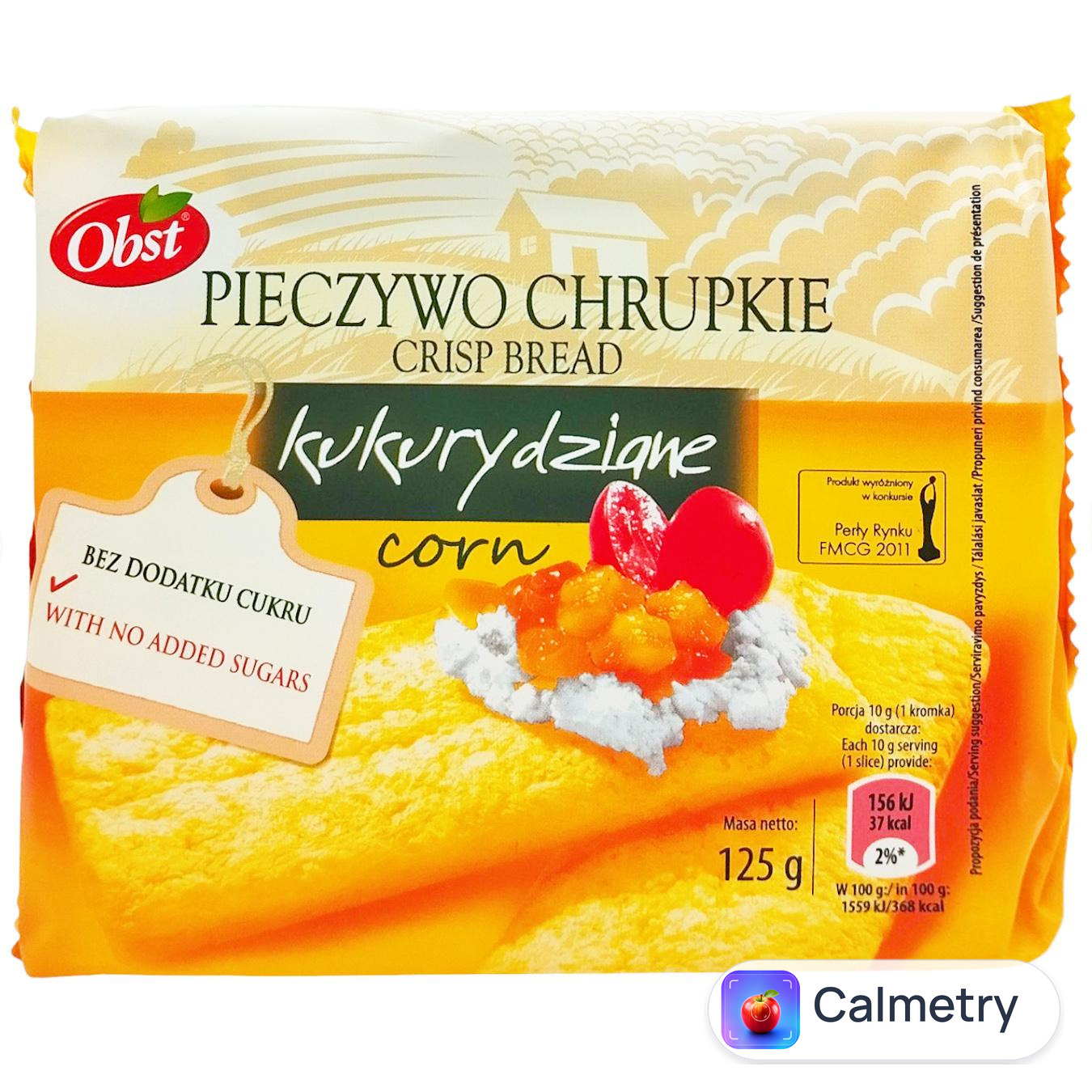 Хлібці Obst кукурудзяні 125г