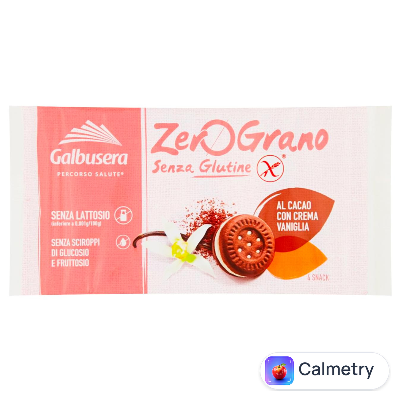 Печиво Galbusera Какао з ванільним кремом 160г