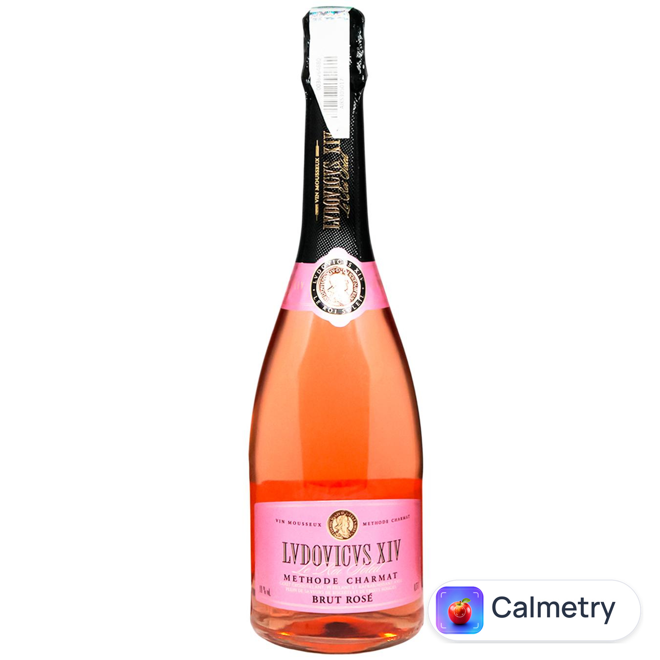 Вино ігристе Ludovicus XIV Rose рожеве брют 11% 0,75л