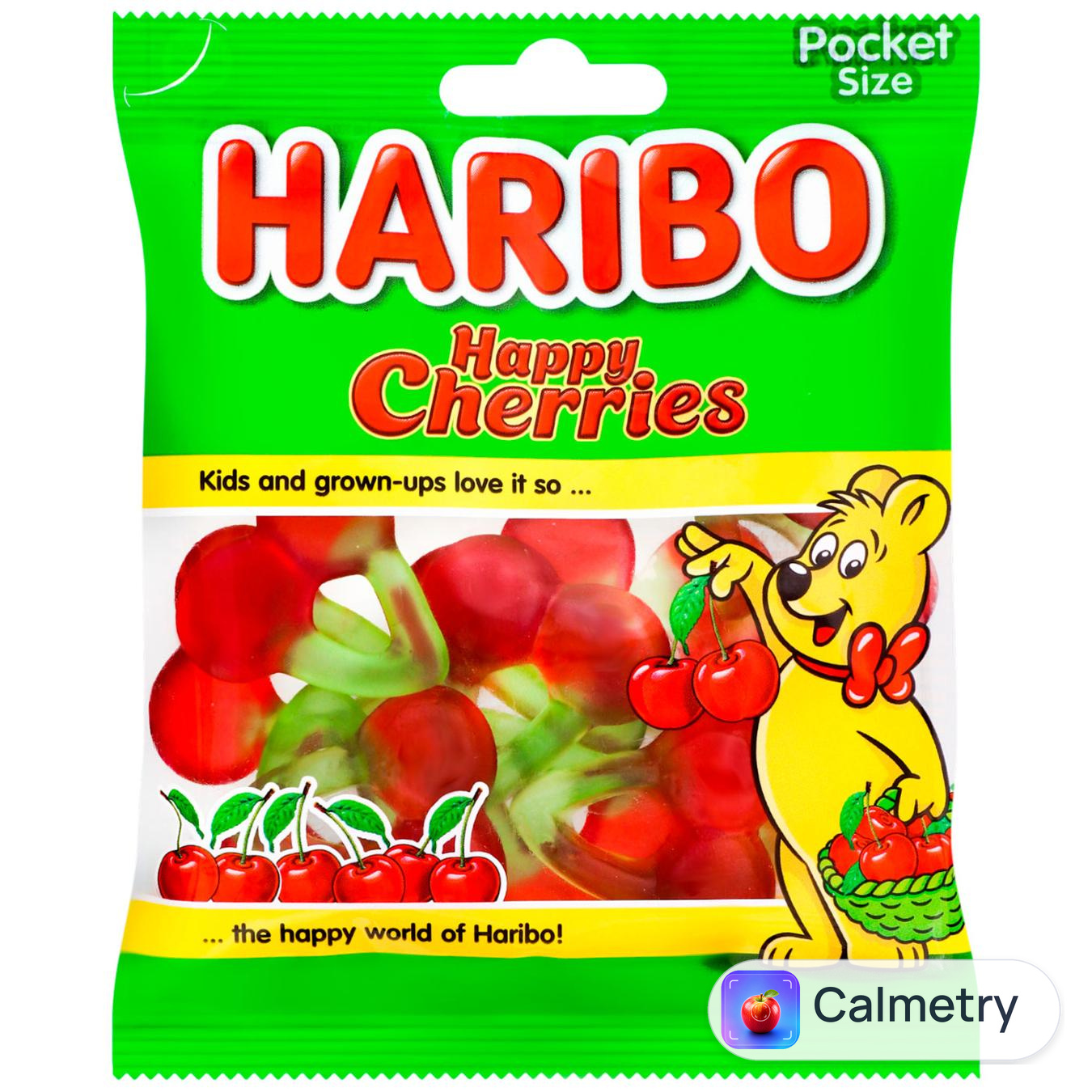 Цукерки Haribo Happy Cherries желейні 80г — фото продукту