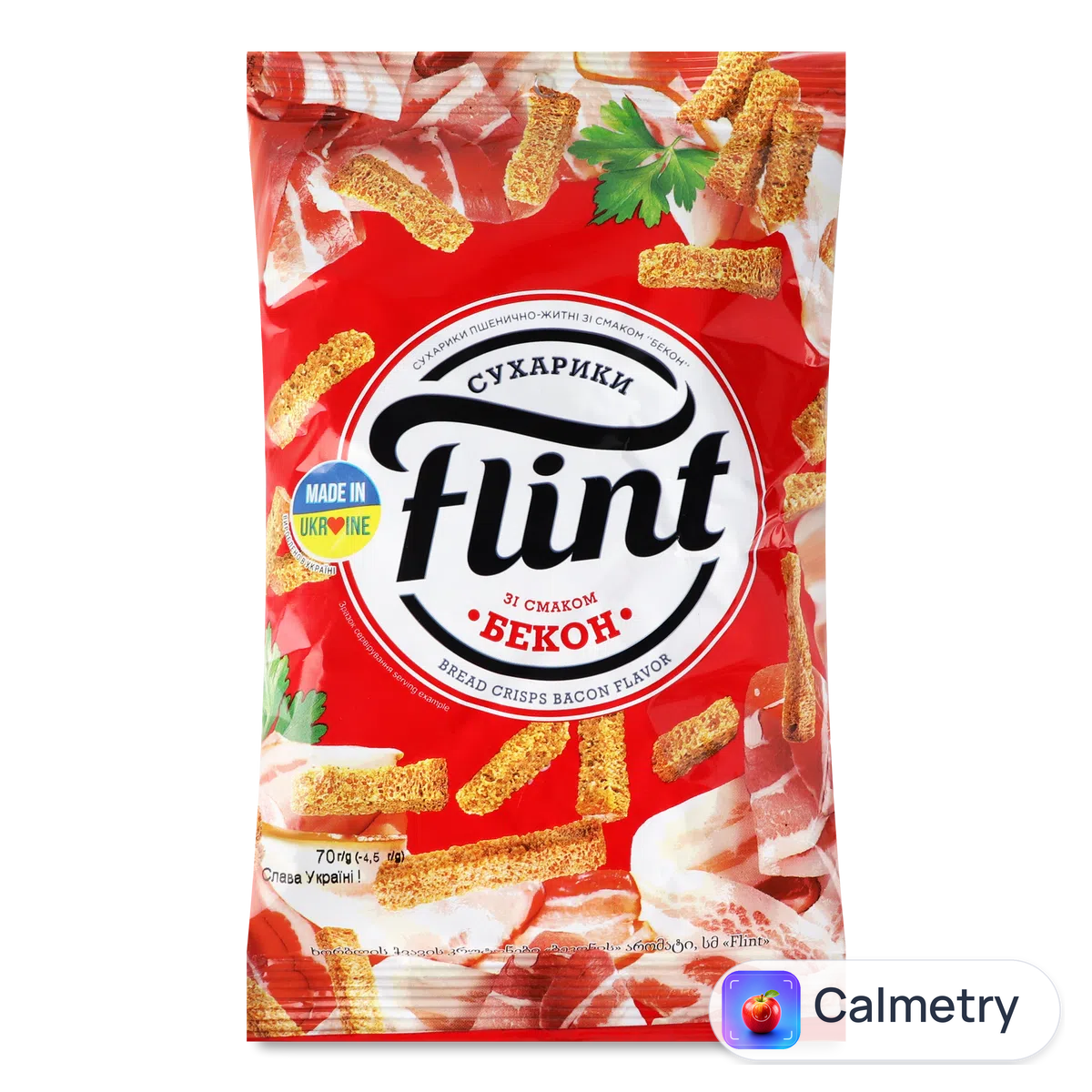 Сухарики Flint з беконом 70г