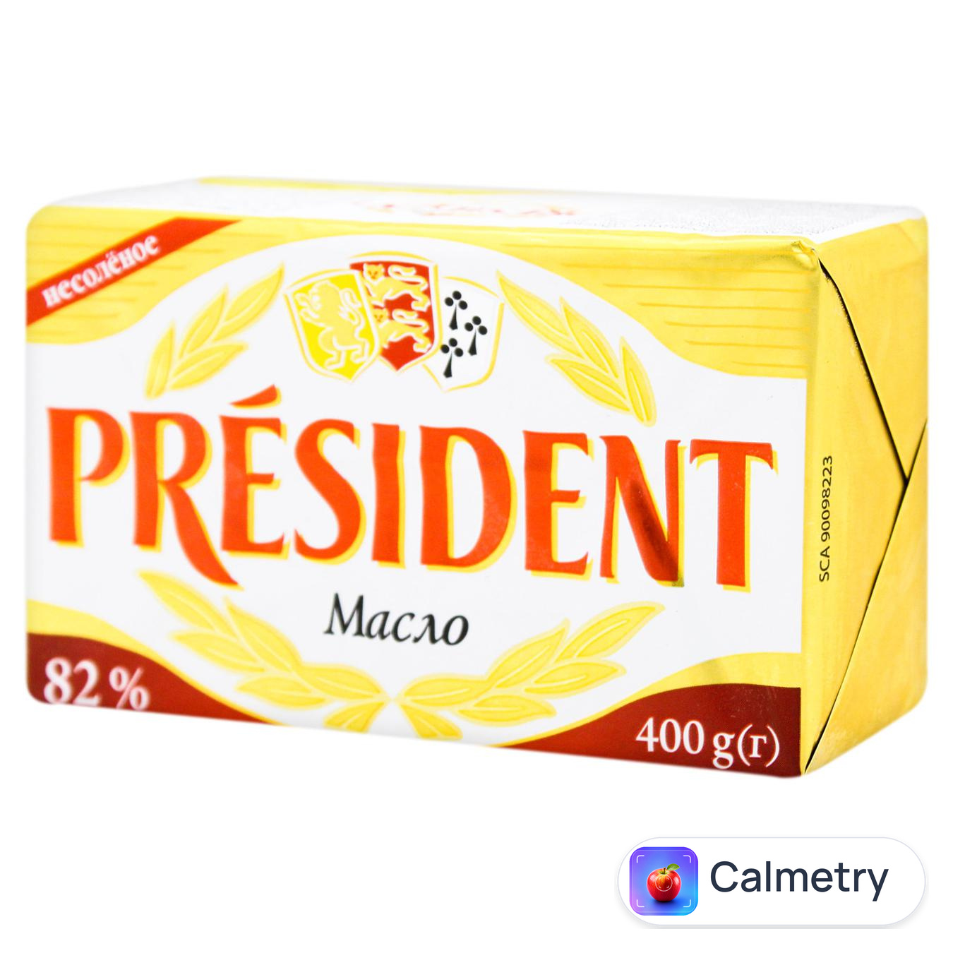 Масло President кисловершкове несолоне 82% 400г