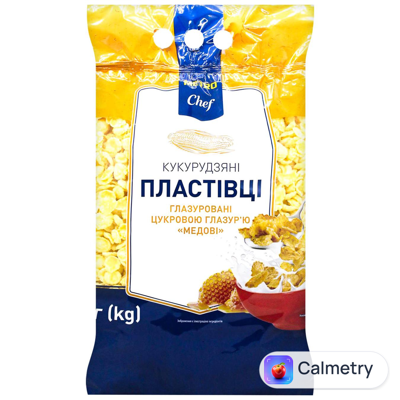 Пластівці Metro Chef кукурудзяні медові 1кг — фото продукту