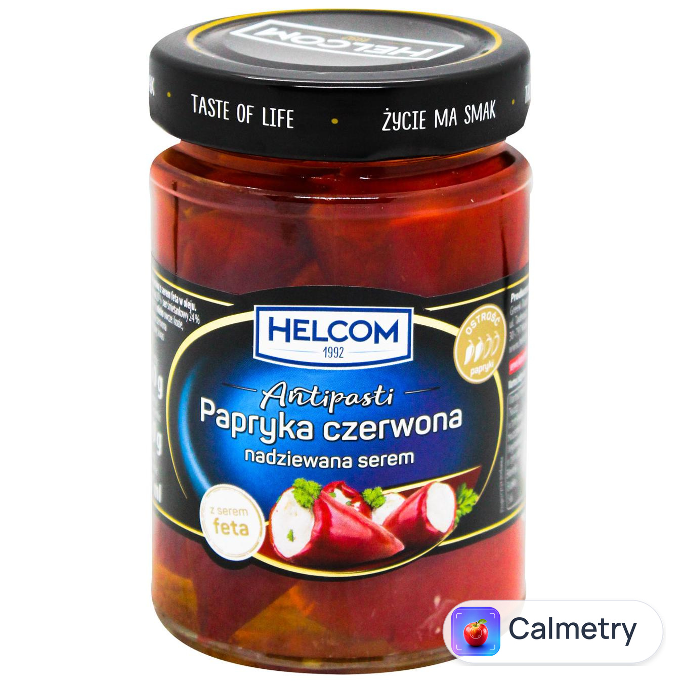 Перець Helcom солодко гострий червоний фарширований фетою 260г