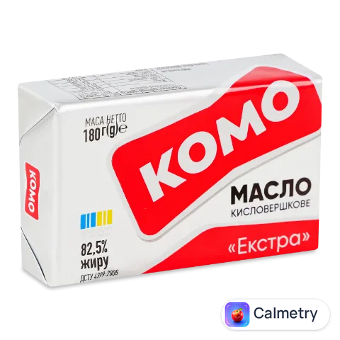 Масло кисловершкове Комо Екстра 82.5%