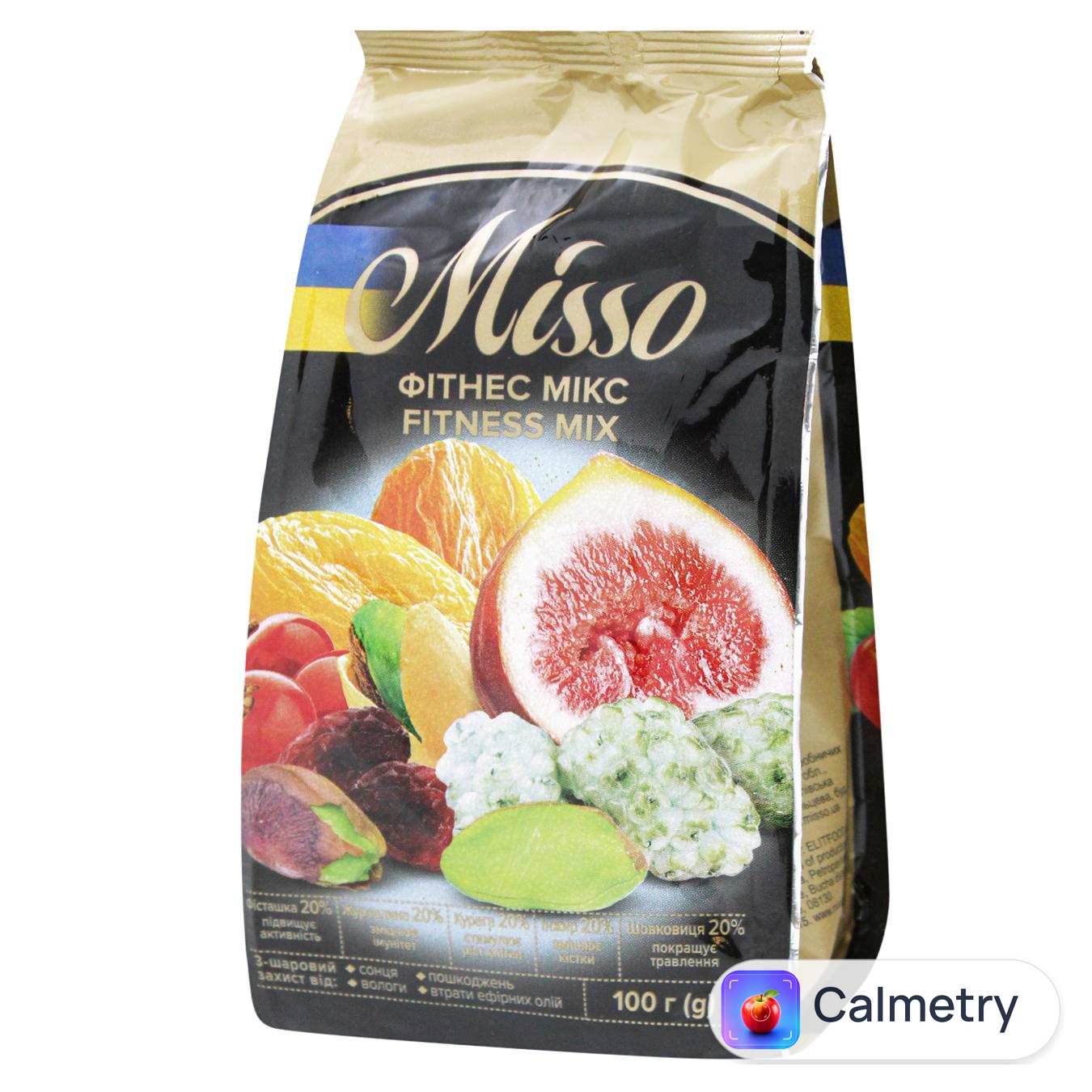 Асорті фруктово-фісташкове Misso Фітнес мікс 100г — фото продукту