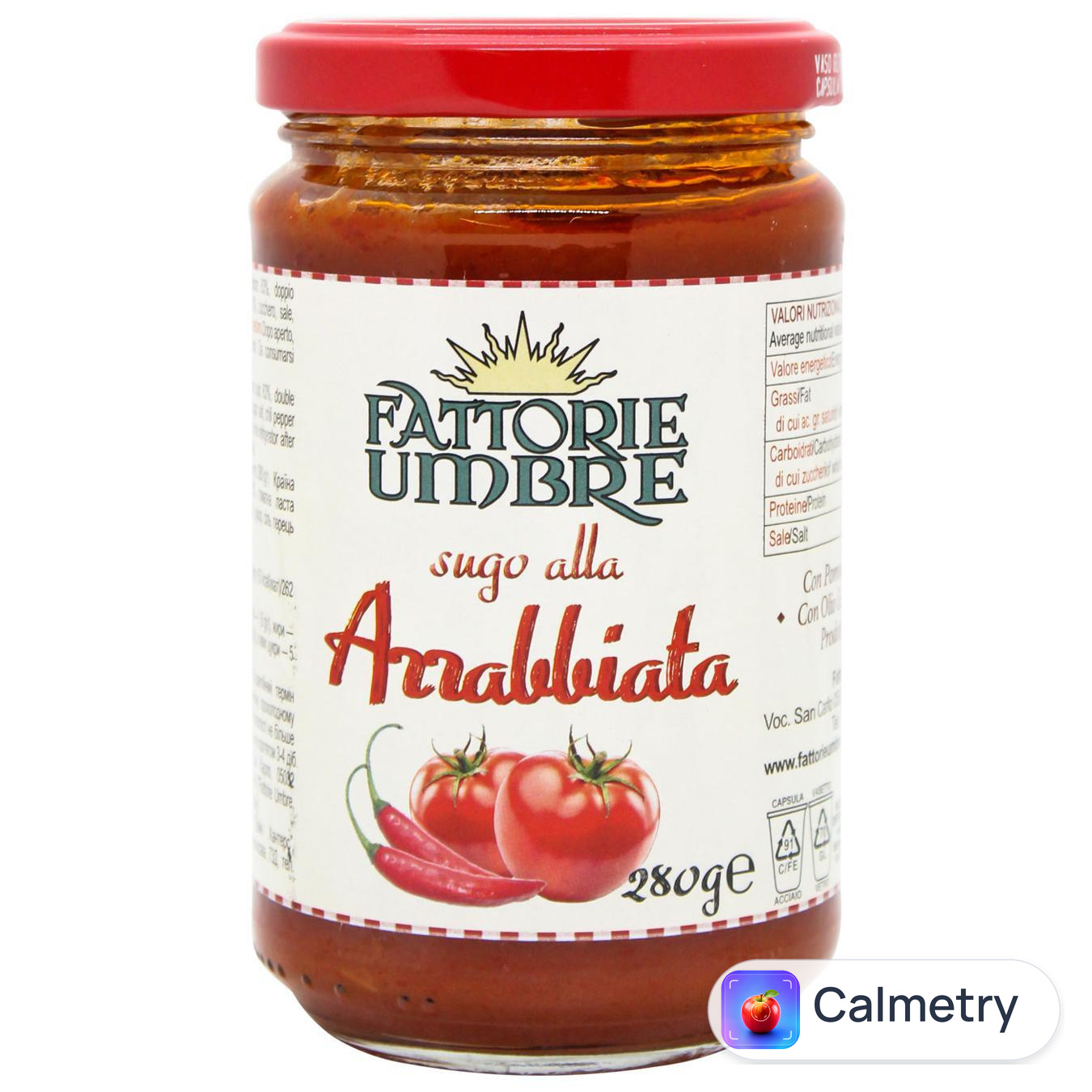 Соус Fattorie Umbre Аррабіата гострий 280г