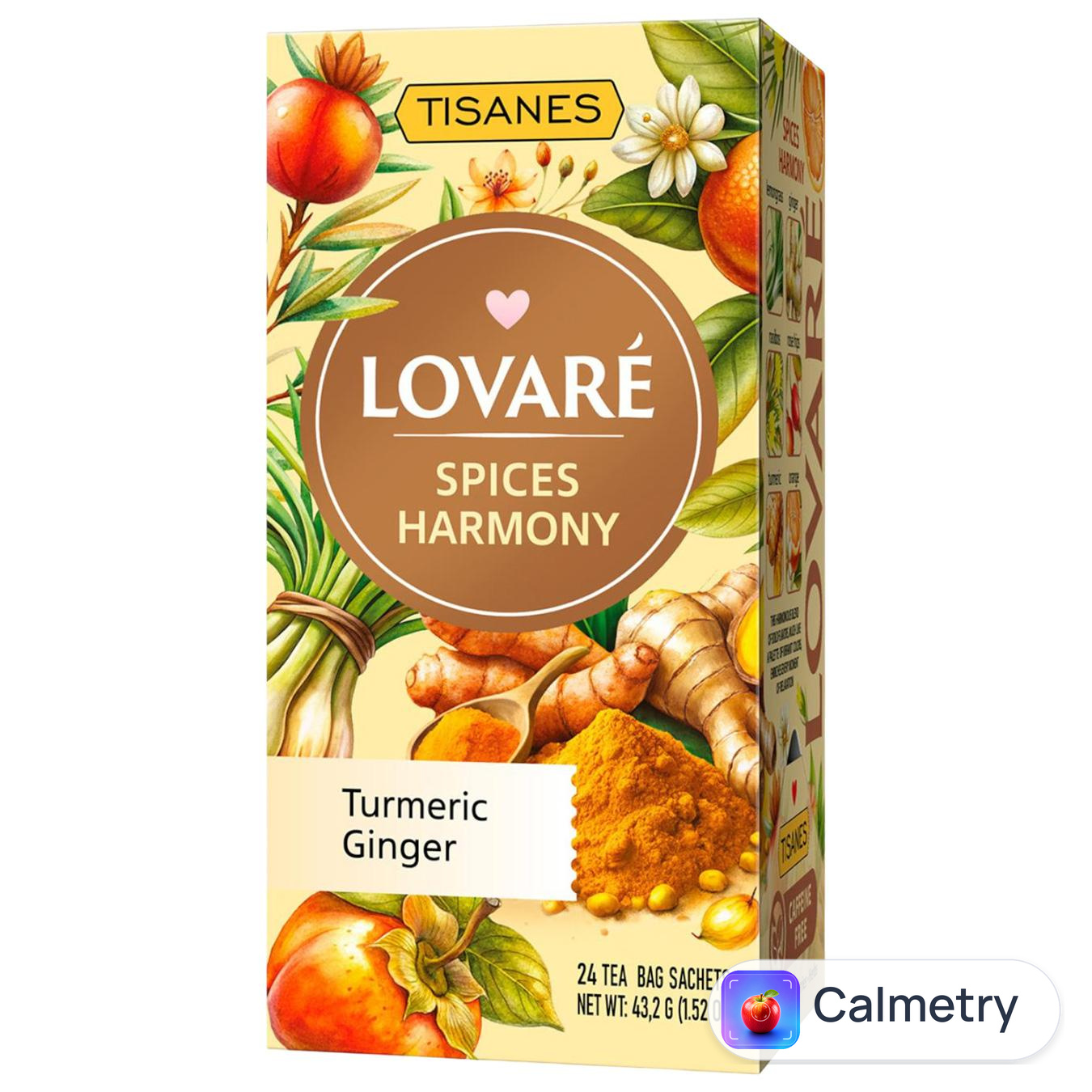 Чай трав’яний Lovare Spices Harmony зі спеціями та плодами 1,8г*24шт