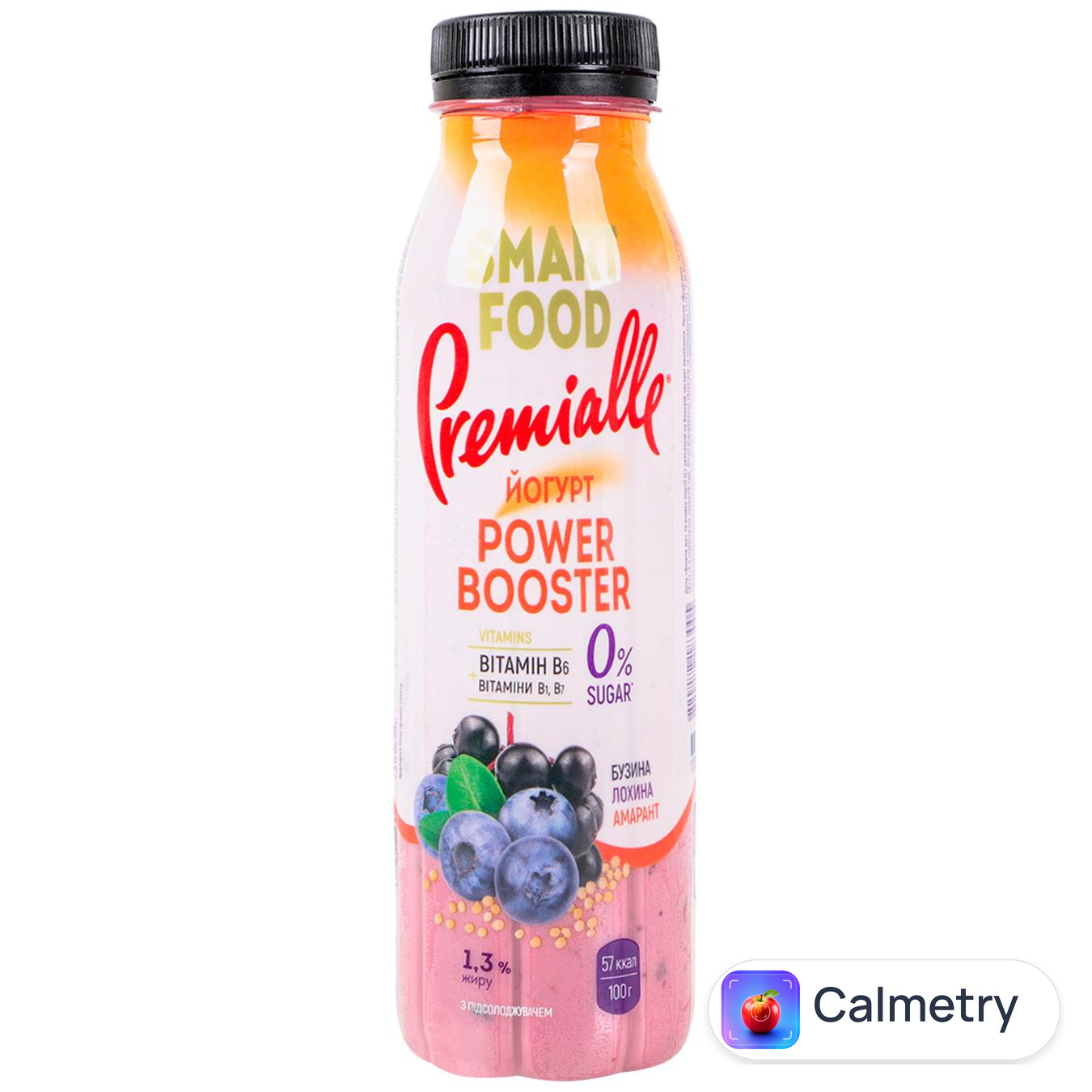 Йогурт Premialle Smart Food Бузина лохина амарант 1,3% 290г