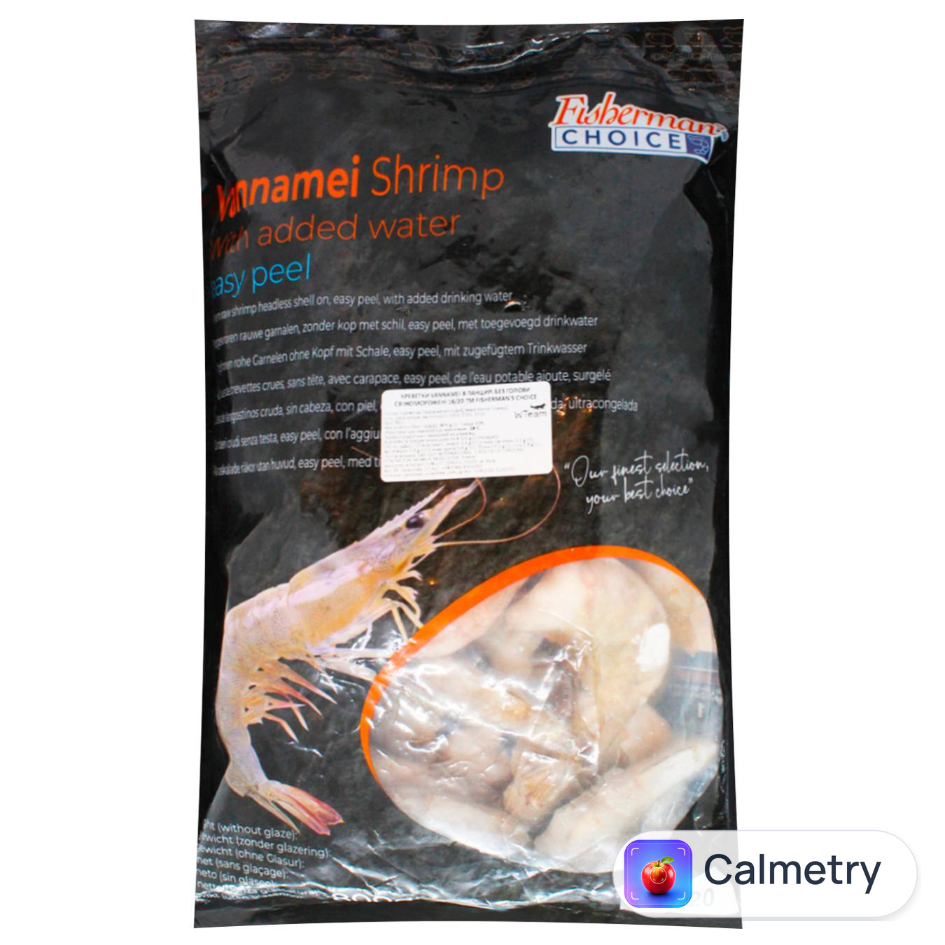 Креветки Fisherman's Choice Vannamei в панцирі без голови свіжоморожені 16/20 800г