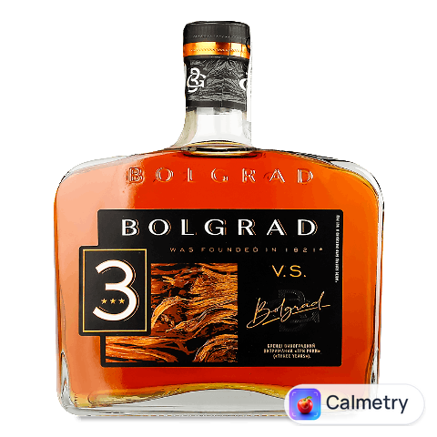 Бренді Bolgrad VS 3 роки виноградний витриманий, 0,5л