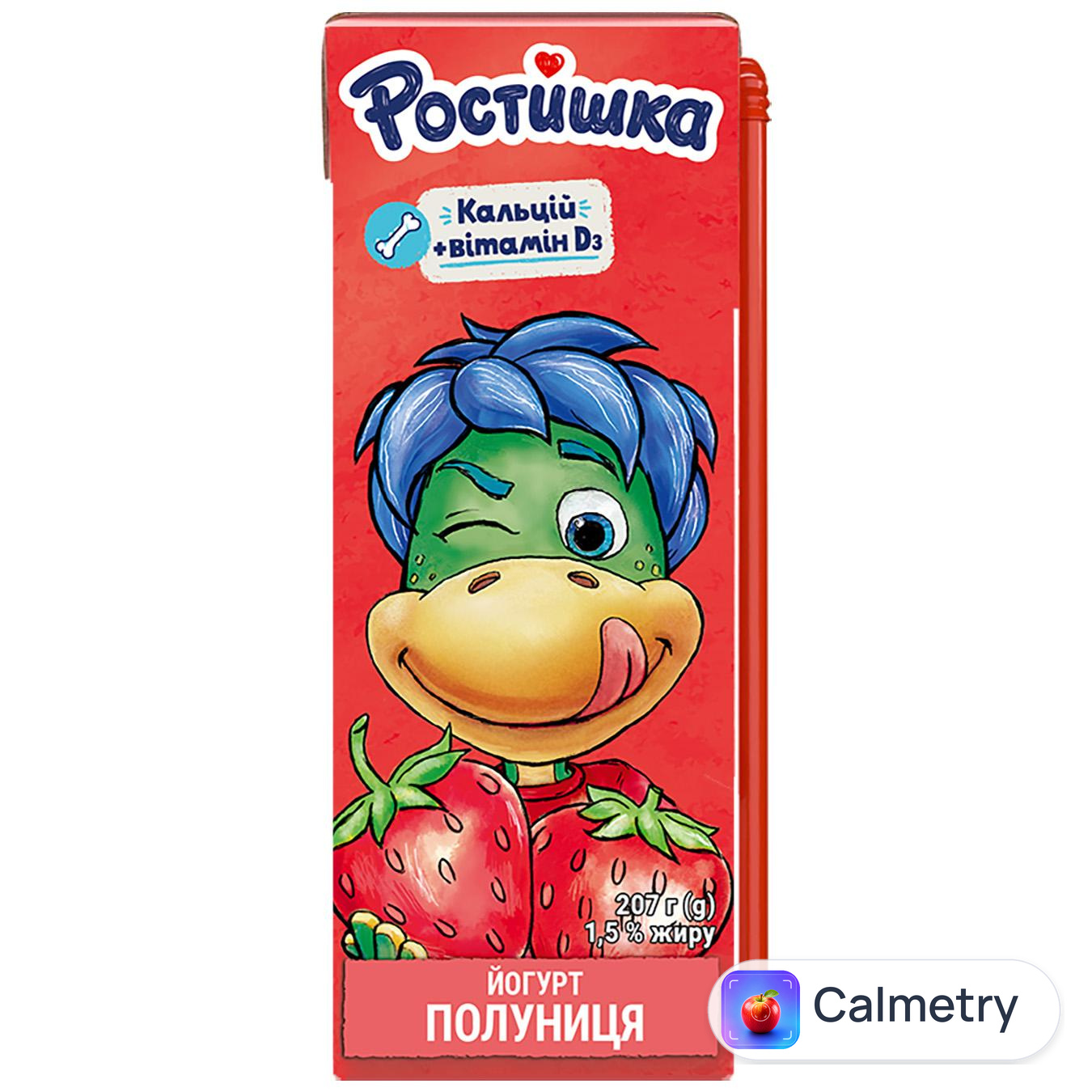 Йогурт Ростишка Полуниця 1,5% 212г