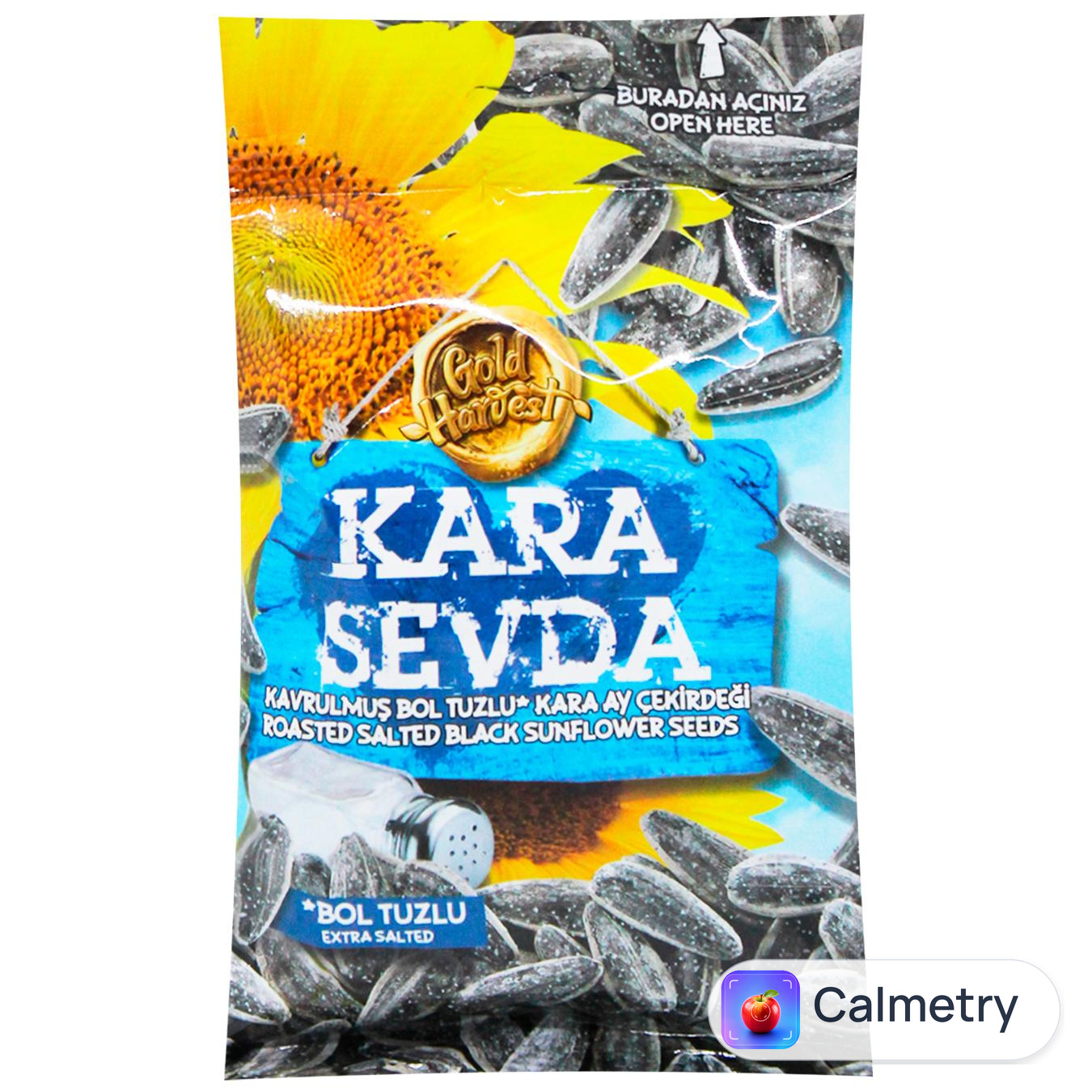Насіння соняшника Kara Sevda смажене екстра солоне 60г