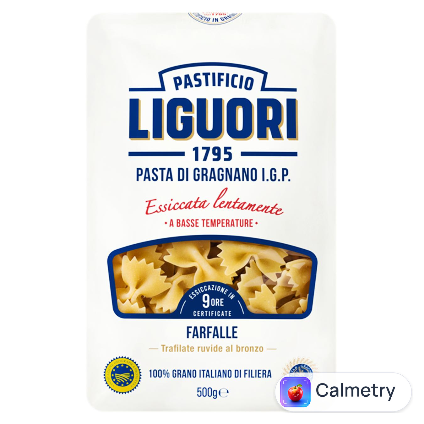 Макаронні вироби Pastificio Liguori Farfalle 500г — фото продукту