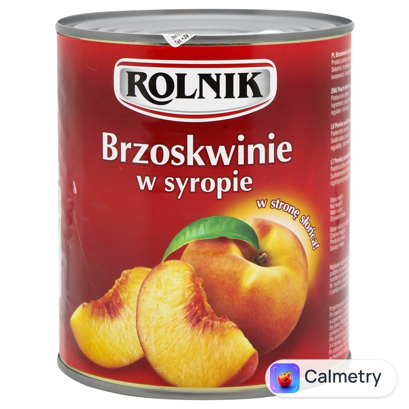 Персики Rolnik половинками в сиропі 820г