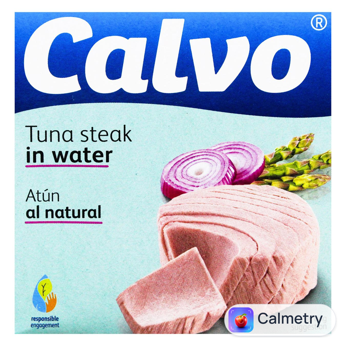 Тунець Calvo у власному соку 160г — фото продукту