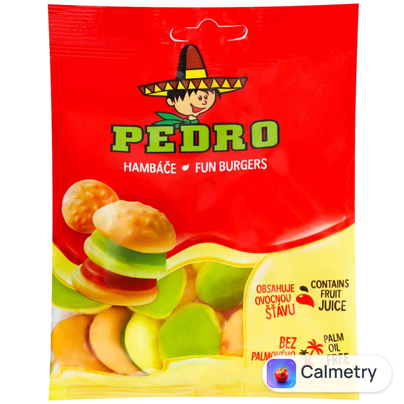 Цукерки Pedro Веселі бургери 80г
