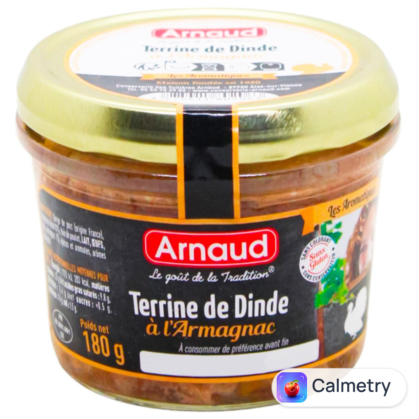 Террин Arnaud з індички з арманьяком 180г