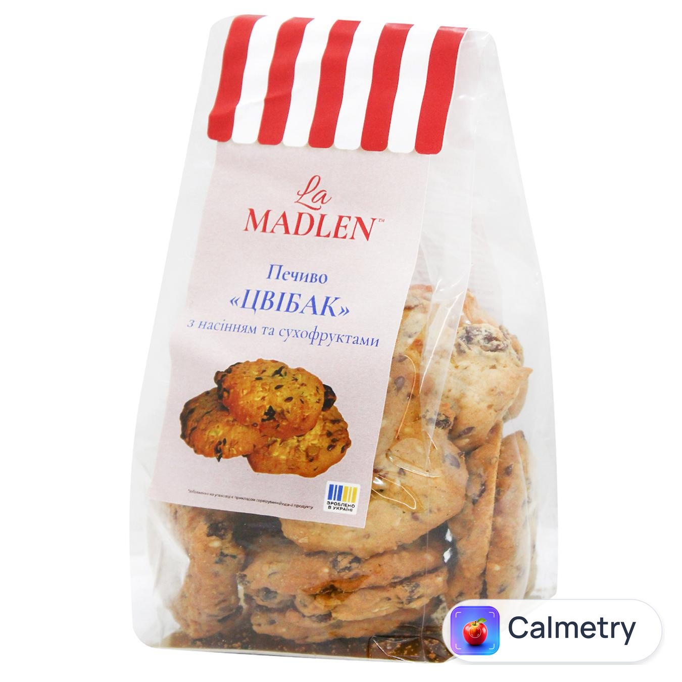 Печиво La Madlen Цвібак з насінням та сухофруктами 160г — фото продукту