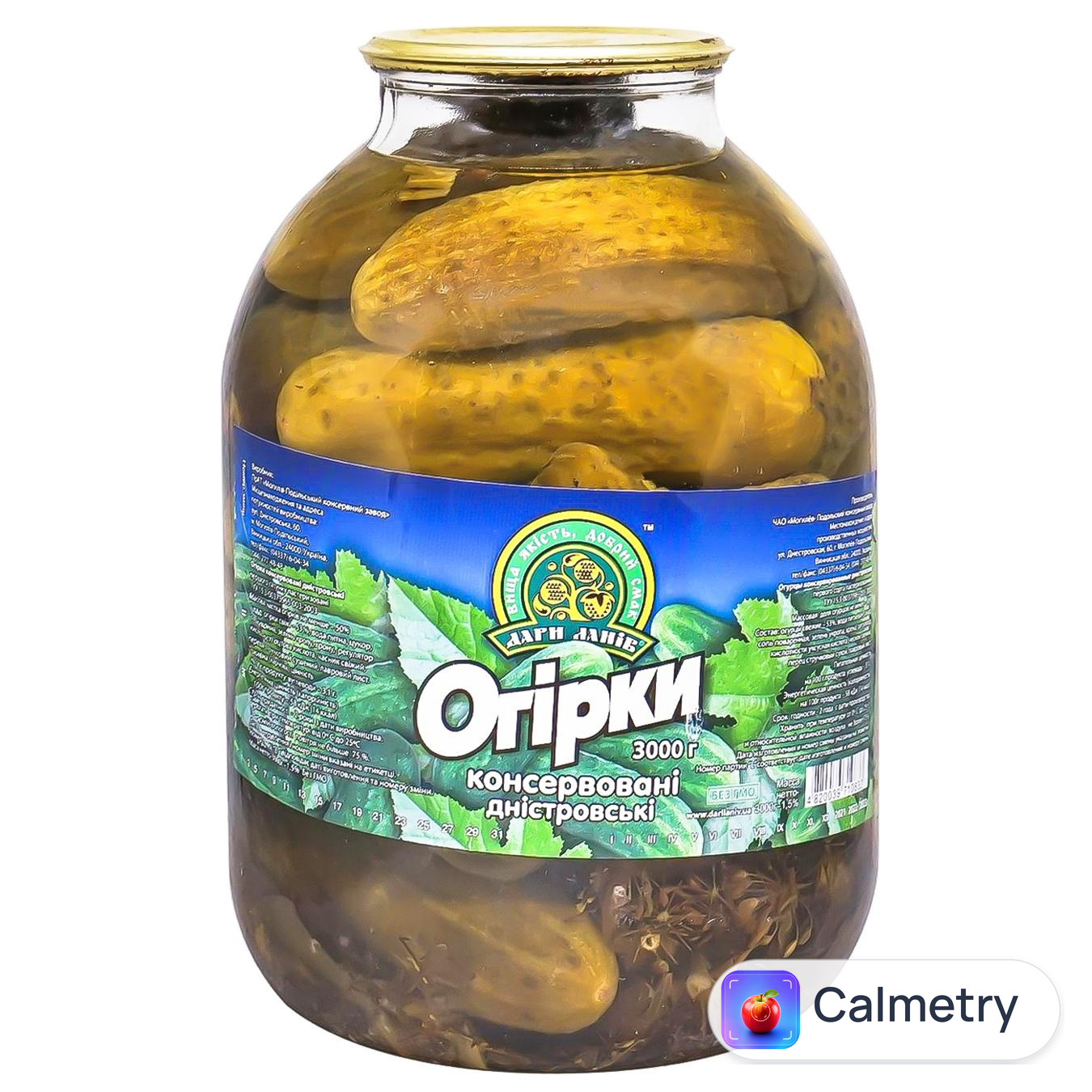 Огірки Дари Ланів 3кг — фото продукту