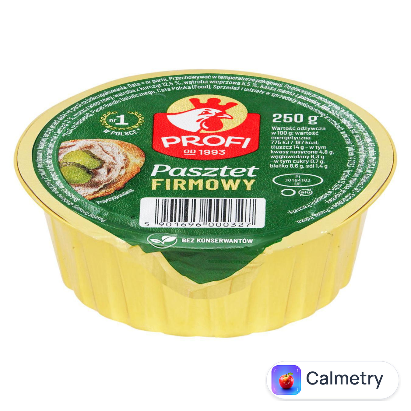 Паштет Profi Фірмовий з курячим м'ясом 250г — фото продукту