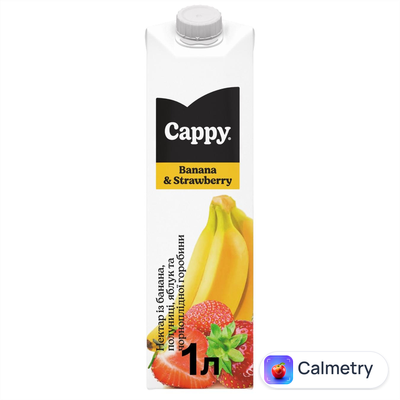 Нектар Cappy Банан-полуниця 1л