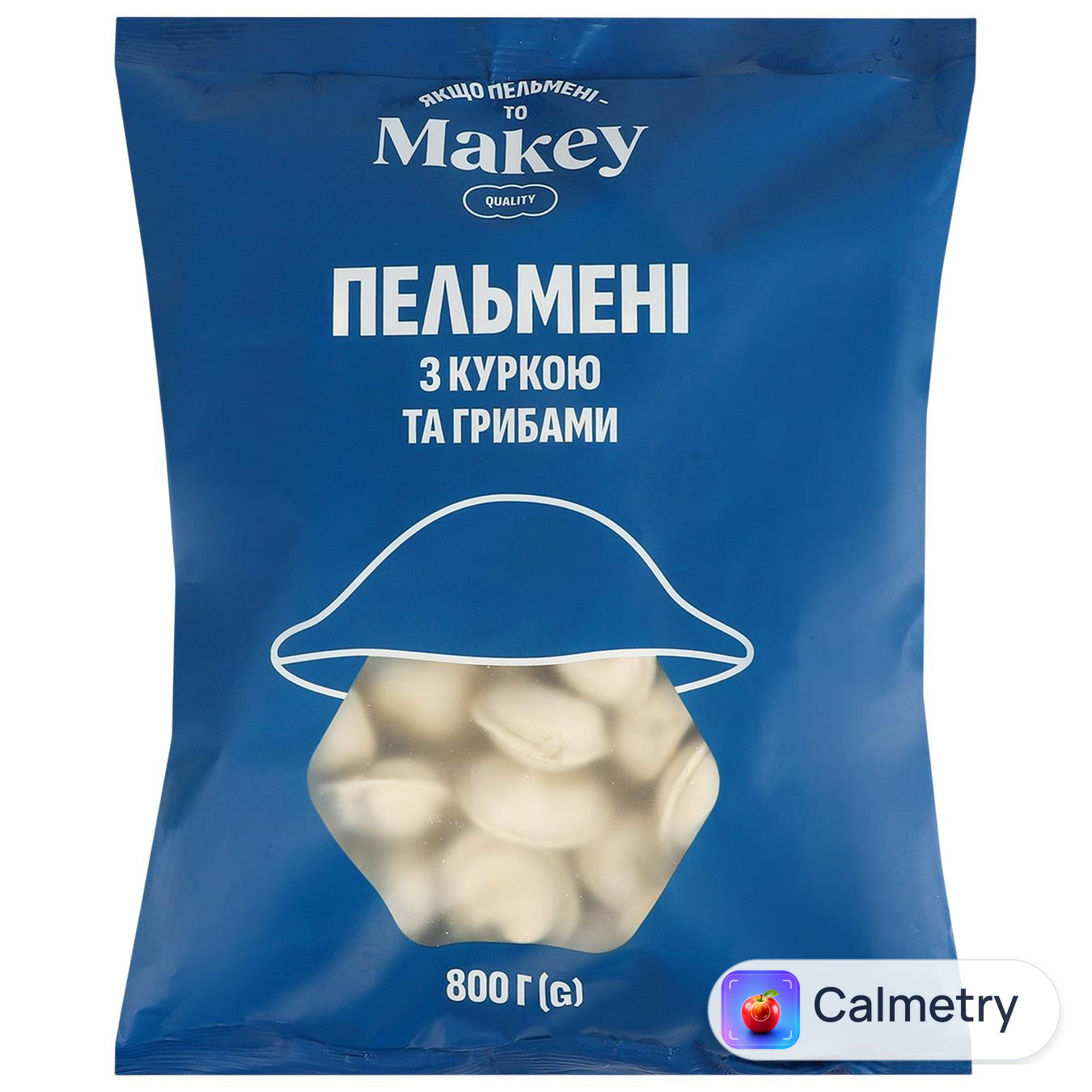 Пельмені Макей з куркою та грибами 800г — фото продукту