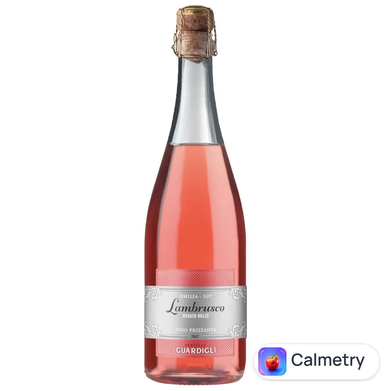 Вино ігристе Fratelli Guardigli Lambrusco рожеве напівсолодке 8% 0,75л