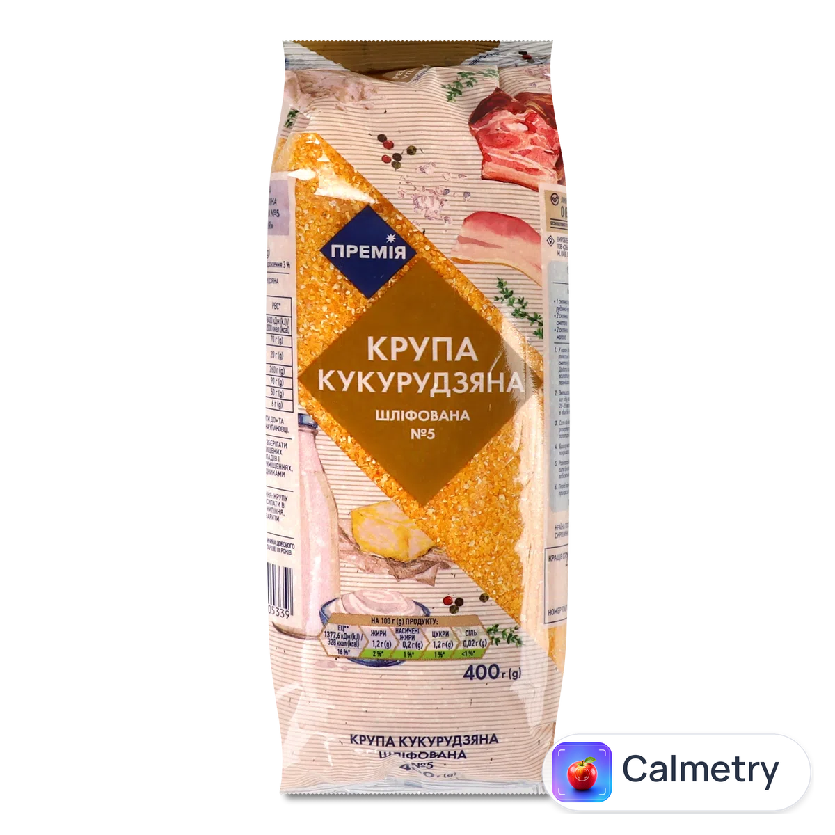 Крупа кукурудзяна«Премія»® шліфована №5 400г