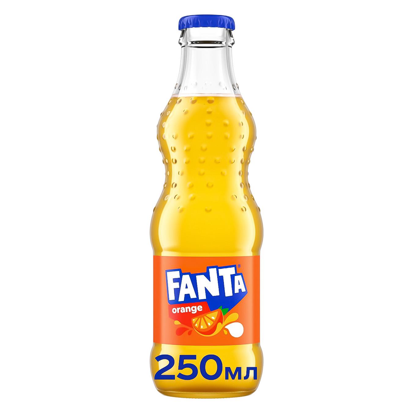 Напій газований Fanta Апельсин 250мл — фото продукту