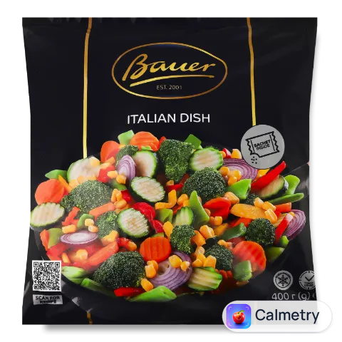 Суміш овочева Bauer Italian dish швидкозаморожена