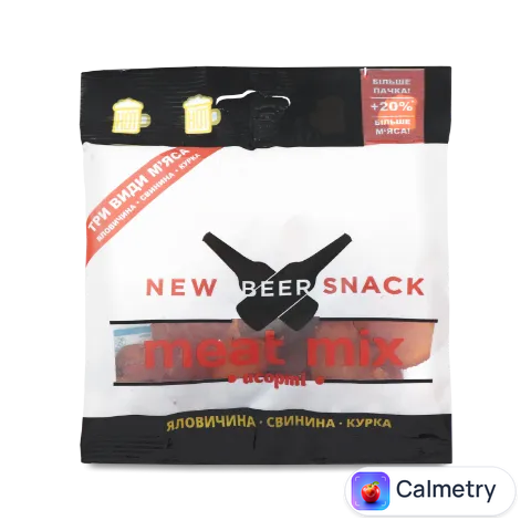 Асорті New Beer Snack Meat mix яловичина, свинина, курка