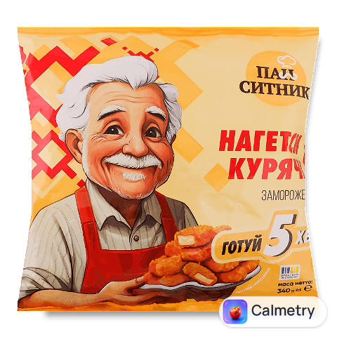 Нагетси Пан Ситник курячі заморожені, 340г