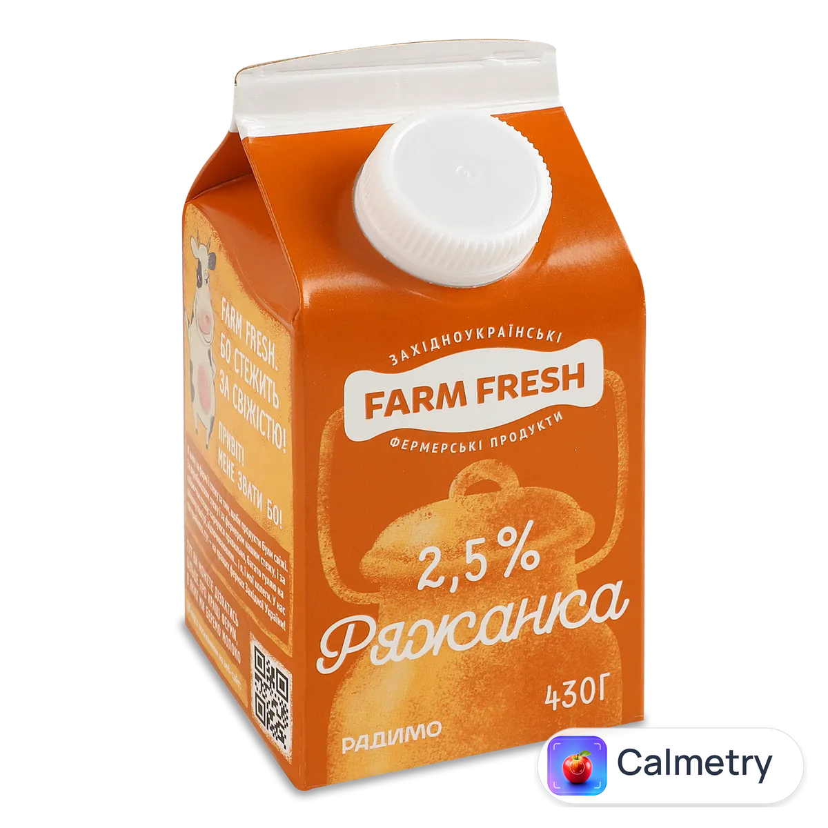 Ряжанка Farm Fresh 2,5% 430г