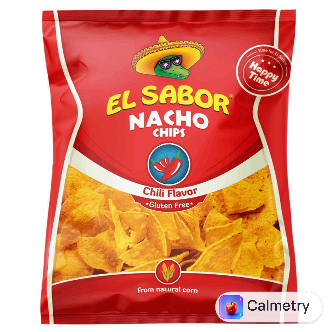 Чипси начос El Sabor зі смаком чілі 100г — фото продукту